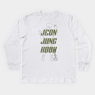 Jeon Jungkook BTS Kids Long Sleeve T-Shirt